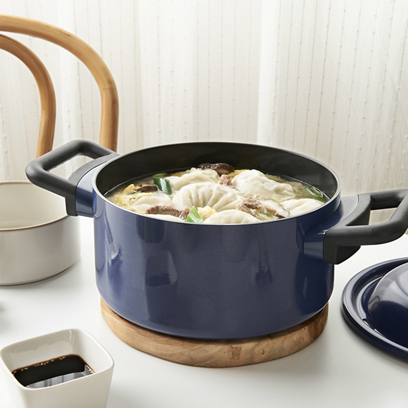 Nồi Decor Locknlock 20Cm - Màu Navy - LDE1202IH, , large image number 0